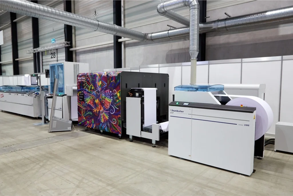 Maszyna drukarska offsetowa w drukarni MCP